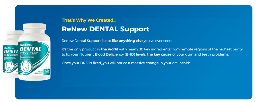 RenewDental Support testimonial